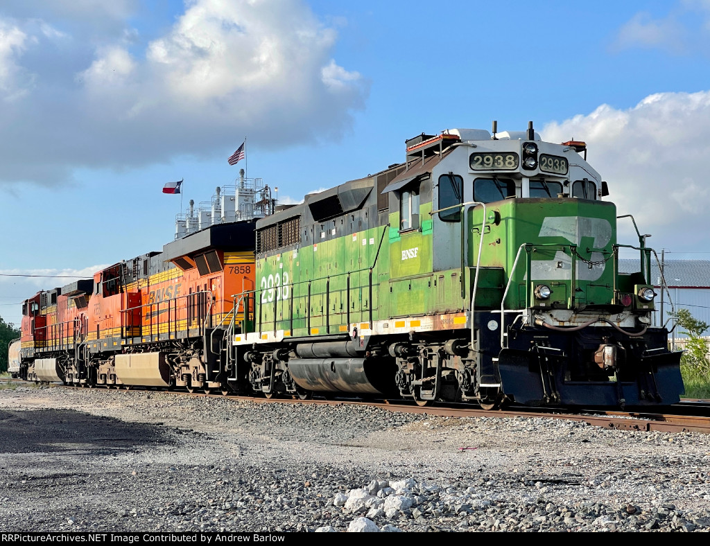 BNSF Power Tied Down